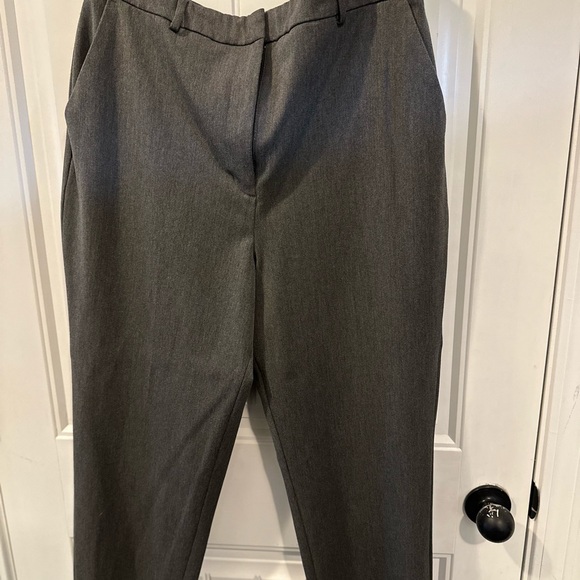 Express Women's Charcoal Straight Leg Pants - Picture 3 of 3